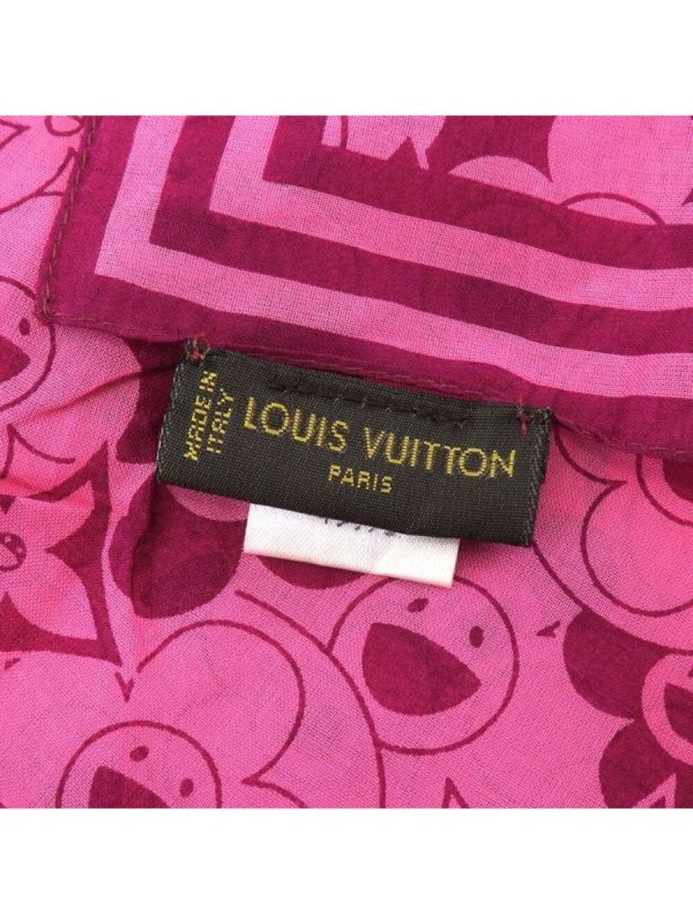 Louis Vuitton Bandana Scarf Cotton Pink - Picture 9 of 9